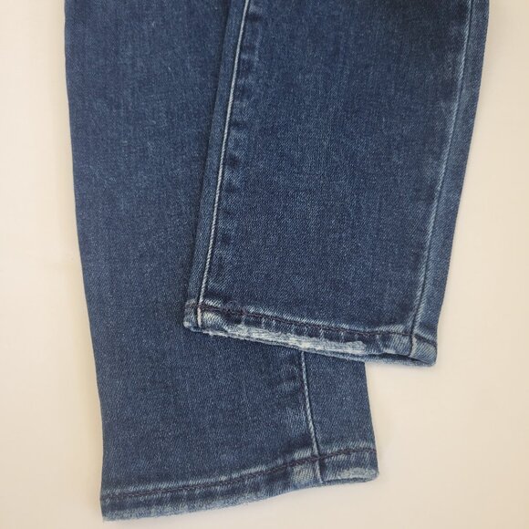 PAIGE  Margot High Rise Skinny Ankle Distressed Jean, Lookout Destructed - Picture 8 of 13